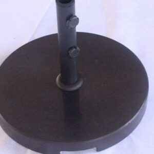 Alternative view of Base de sombrilla redonda de granito para exteriores, 48,5 libras - Threshold™