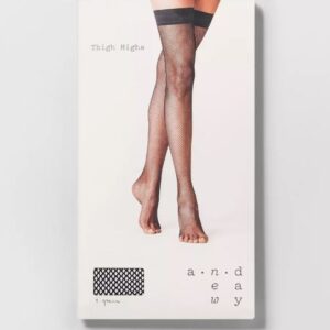 Alternative view of Medias de rejilla hasta el muslo para mujer Talla L/XL - A New Day™