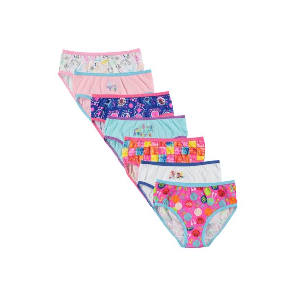 Paquete de 7 calzones para Niña Talla 4 con estampado de Trolls -  DreamWorks