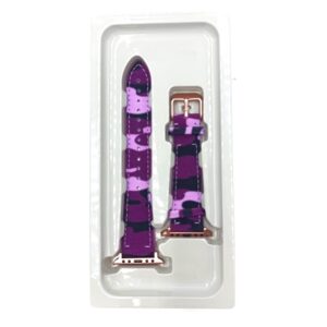 Alternative view of Correa para Apple Watch con diseño de camuflaje morado (38/40 mm) - Heyday