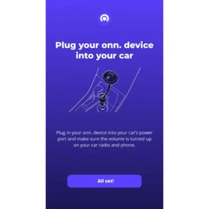 Alternative view of Transmisor FM inalámbrico con aplicación de voz nativa  -Onn