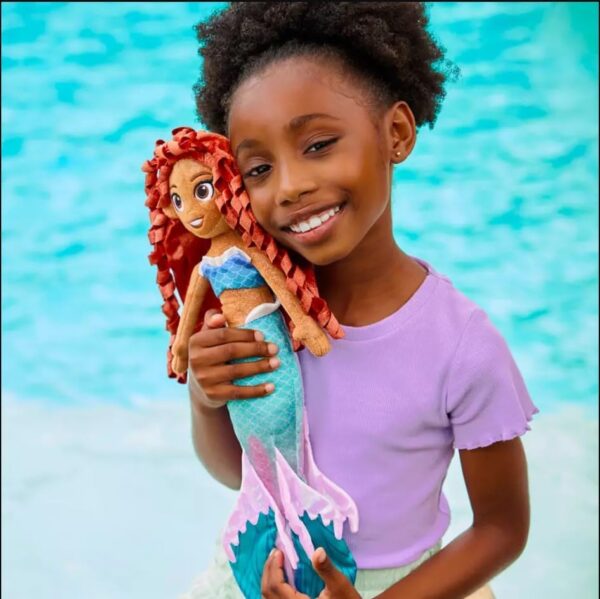 Muñeca de peluche  Ariel La Sirenita 18'' -Disney