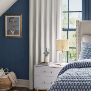 Alternative view of Par de paneles de cortina opaca Aruba de 63"x50" - Threshold™