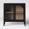 Gabinete de 2 puertas en color negro -Threshold