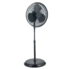 Ventilador de pedestal oscilante, ajustable de 3 velocidades 16", negro -Pelonis