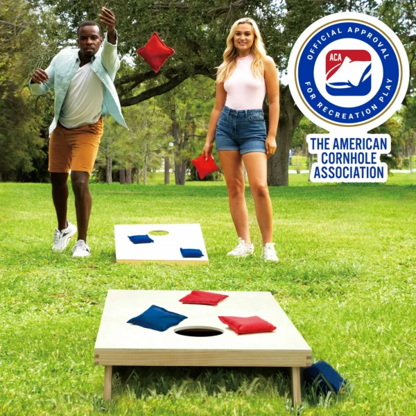 juego de encestar el costal de madera maciza de 36" -MD Sports