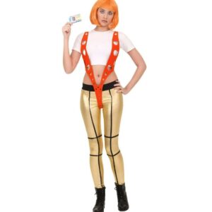 Alternative view of Disfraz de Arnés Naranja Leeloo de 5to Elemento Talla S