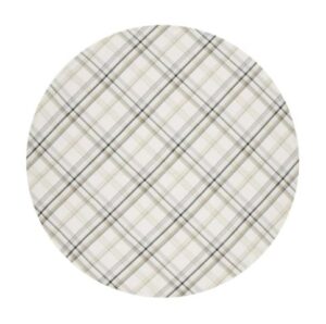 Mantel redondo de 70" tejido a cuadros - Marca Better Homes & Gardens