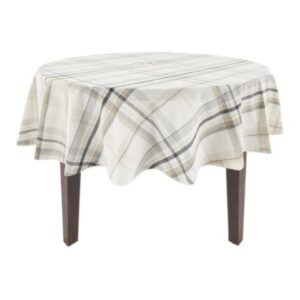 Alternative view of Mantel redondo de 70" tejido a cuadros - Marca Better Homes & Gardens