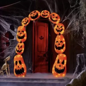 Arco de calabaza LED de oropel de 7,5 pies g-In LED -Home Accents