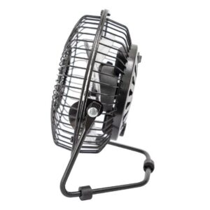Alternative view of Ventilador de metal de 4" para escritorio, color negro - Marca Mainstays