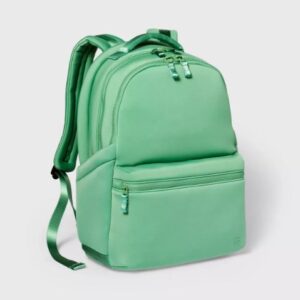 Mochila de neopreno sintético de 17", color verde - Marca All in Motion