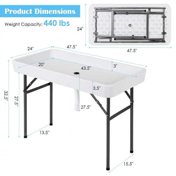 Hielera estilo mesa 4 pies - Imagen 2
