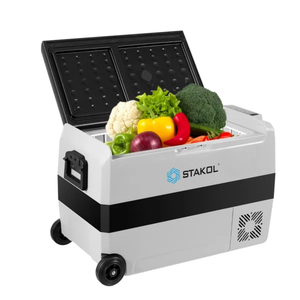 Hielera electrica con ruedas para campamento -Costway