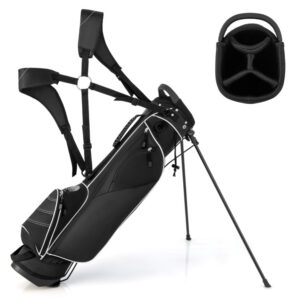 Bolsa para carrito de golf con divisores de 4 vías y bolsillos organizadores - Costway