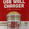 Cargador de pared USB 2 puertos de Cup Noodles