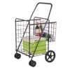 Carrito para mandado plegable, negro -Costway