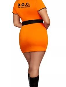 Alternative view of Disfraz de prisionero para adulto, talla 1X -Halloween Costumes