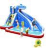 Brincolín acuático inflable con soplador de 750 vatios -Costway