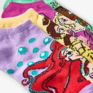 Alternative view of Paquete de 6 calcetines de princesas talla 3/10 para niñas -Disney