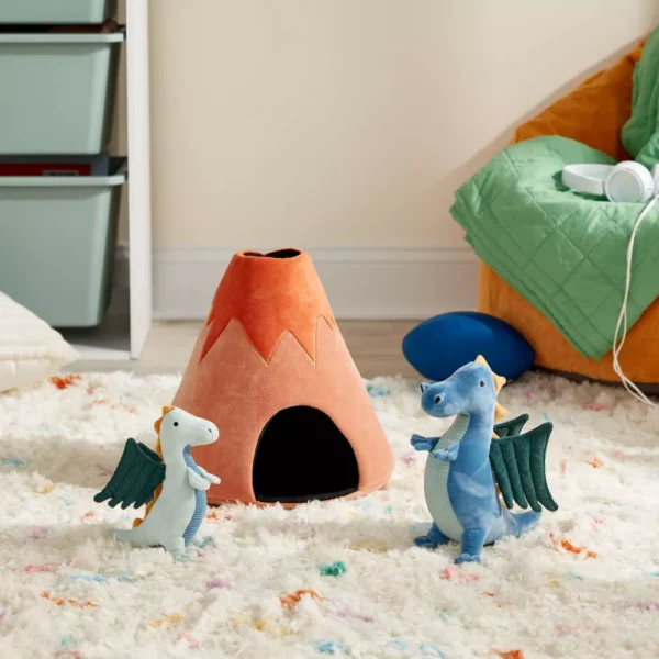 Juego de 2 peluches interactivo para niños con forma de dragón - Pillowfort