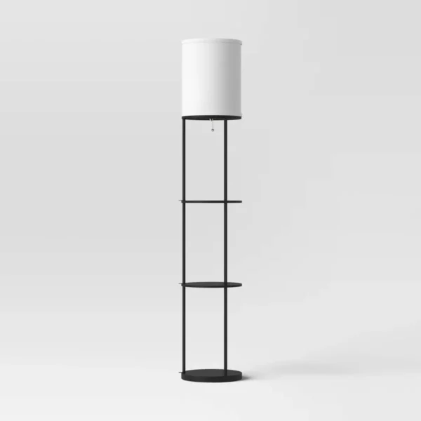 Lampara de piso con estante de 56"x11" - Room Essentials