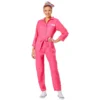 Overol rosa de adulto talla L 11/12 -Barbie