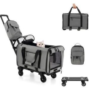 Alternative view of Transportadora dual para mascotas multiusos - Marca Costway