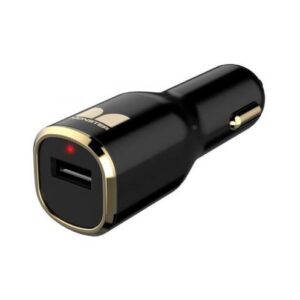 Cargador para carro color negro y dorado - Marca Monster Mobile