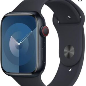 Alternative view of Correa deportiva color negro  -Apple Watch