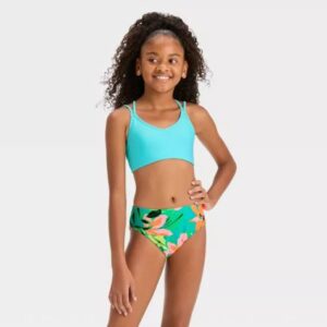 Alternative view of Conjunto de traje de baño de 3 piezas para niña, talla 14 - Marca Art Class