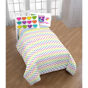 Alternative view of Juego de colcha de 4 piezas tamaño Twin con diseño colorido de Little Miss Matched