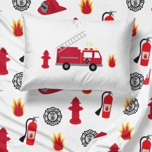 Alternative view of Juego de colcha de 7 piezas tamaño Full con diseño de bomberos -Jay Franco