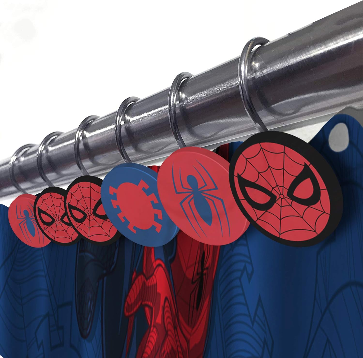 Juego de baño de 13 piezas con diseño de El sorprendente Hombre Araña -Jay Franco - Imagen 4