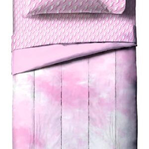 Alternative view of Juego de colcha de 5 piezas tamaño Twin con diseño Tie Dye rosa -Jay Franco