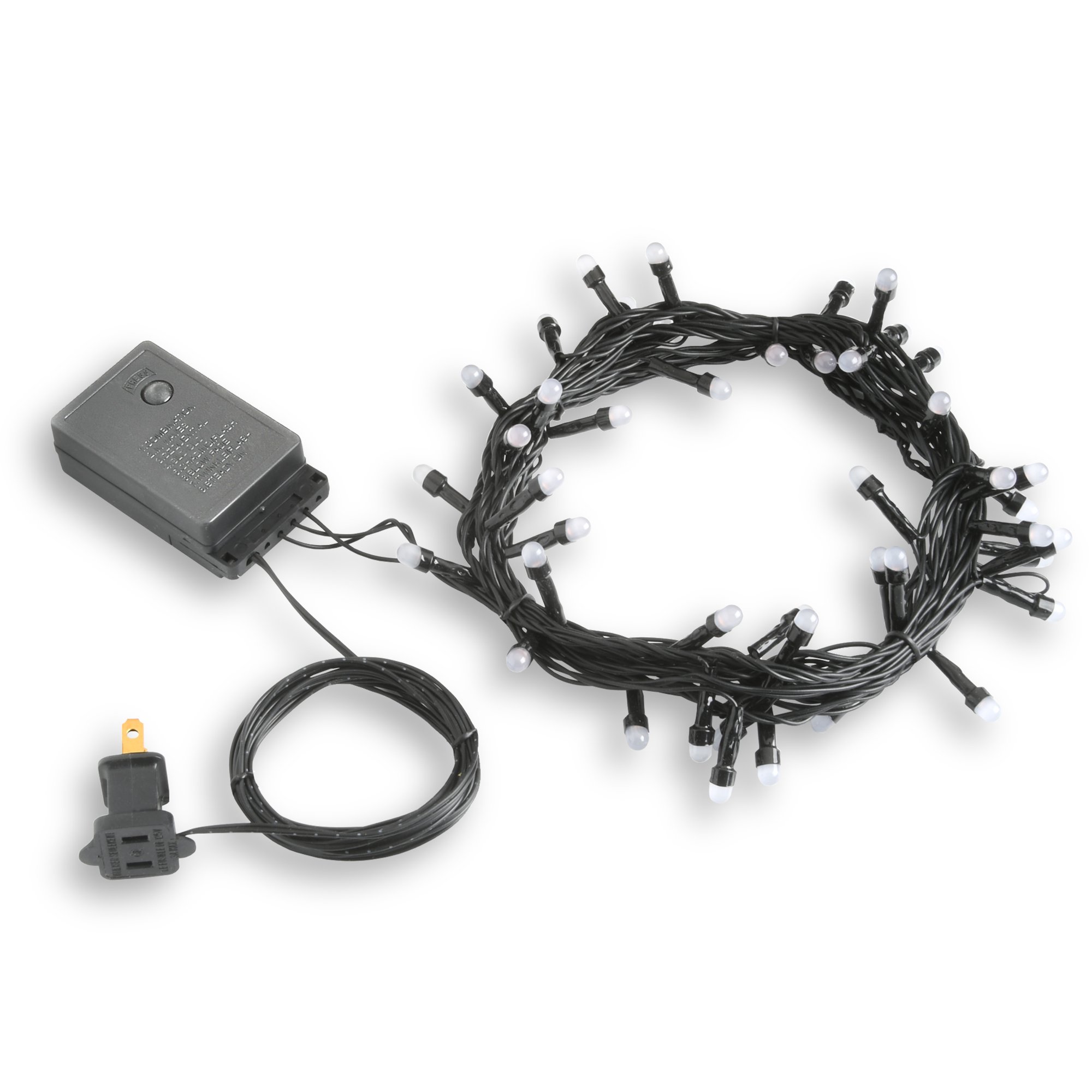 Árbol en maceta de 4" Pino con cadena de luces naranjas -National Tree Company - Imagen 2