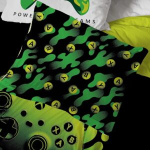 Alternative view of Juego de colcha de 5 piezas tamaño Twin con diseño de Xbox -Jay Franco