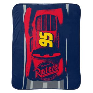 Manta de poliéster 157x229 para niños con diseño de Cars -Disney