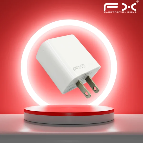 Cabezal de cargador de carga rápida para celular con entrada tipo C marca FX