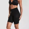 Faja moldeadora hasta la mitad del muslo para dama talla XL, color negro -ASSETS by SPANX