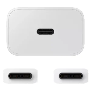 Alternative view of Cargador de pared USB-C carga rápida de 25 W, color blanco -Samsung