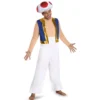 Disfraz de Toad para hombre talla L-XL Super Mario Brothers  -Disguise