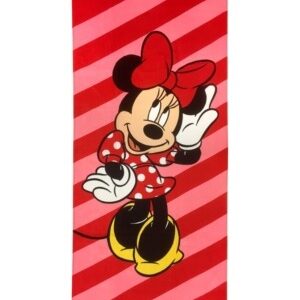 Toalla de playa 71x147cm con diseño de Minnie Mouse