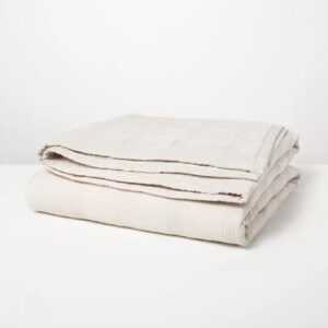 Edredón color crema para cama, Tamaño full/queen - Marca Hearth & Hand