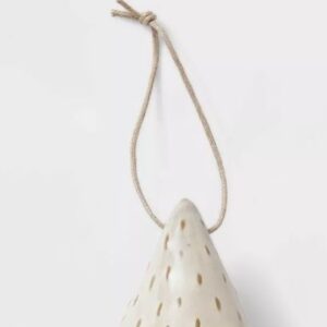 Alternative view of Juego de decoración de 3 piezas: campanas de cerámica para árbol navideño - Marca Umbral