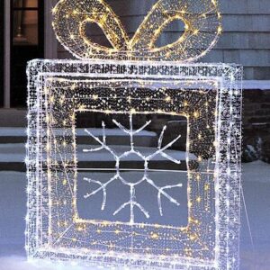 Decoración navideña en diseño de regalo preiluminado de 40" -Member's Mark