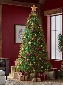 Arbol de navidad Barbour 7.5 pies luz LED multicolor - Home Accents