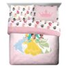 Juego de cama de 7 piezas: colcha con sabanas y fundas de princesas de disney, tamaño full - Marca Saturday Park