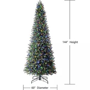 Alternative view of Árbol de navidad Ellsworth 12 ft  luces LED multicolor -Member's Mark