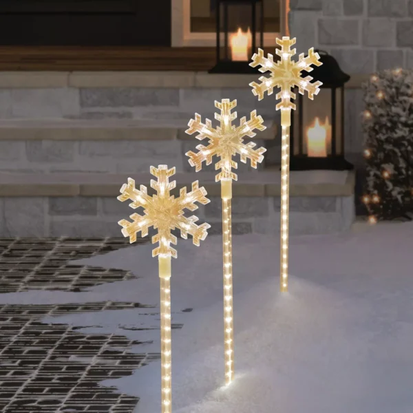Decoración navideña con diseño de copo de nieve preiluminado -Member's Mark